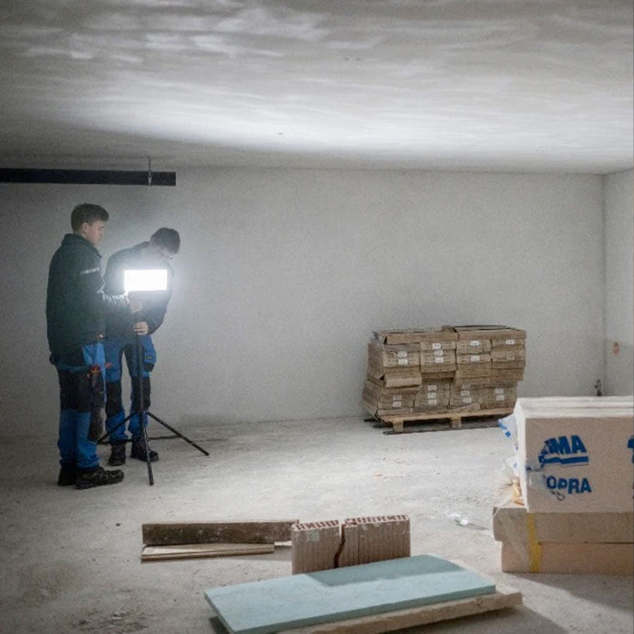 Ledlenser AF12C Work 8000 Lumens Mains Operated Floodlight IP67 Diffuser & Tunable White Light