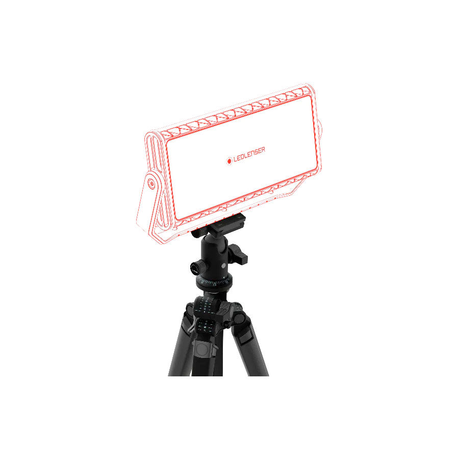 Ledlenser AF12R Work 8000 Lumens Rechargeable/Mains Hybrid Floodlight IP67 Diffuser & Tunable White Light