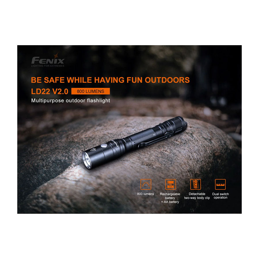 Fenix LD22 V2 Multi Use Flashlight
