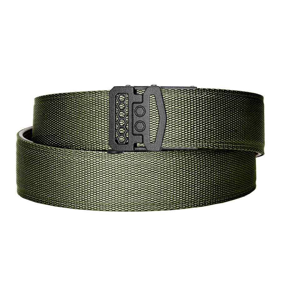 KORE Essentials Tactical Nylon Gun Belt 1.5" Ranger Green