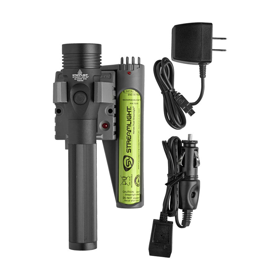 Streamlight Stinger DS LED HL Rechargeable Flashlight with Car Charger 75458