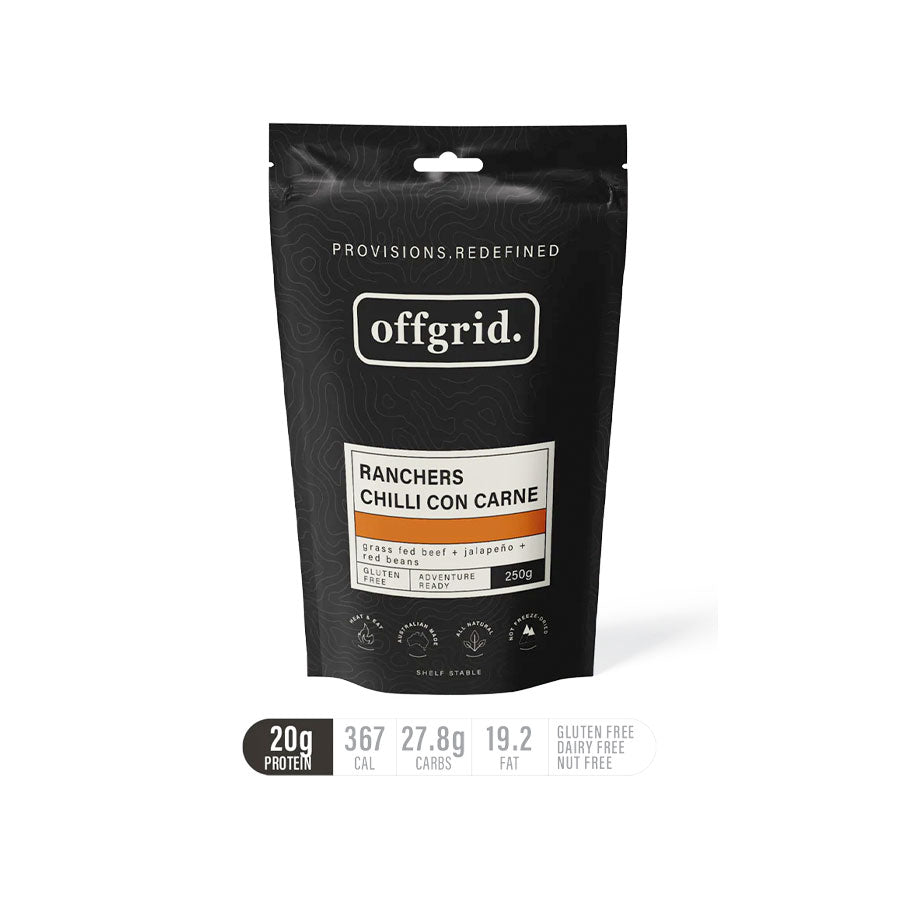 Offgrid Provisions Ranchers Style Chilli Con Carne - Shelf Stable Meal