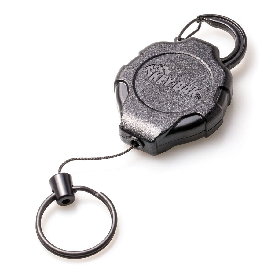 KeyBak Ratch-It Locking Carabiner Keychain with Ratchet Locking Mechanism
