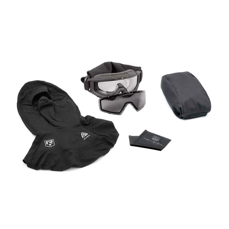 Revision SnowHawk Goggle System 2 Lens Kit with Tundra Wool Balaclava