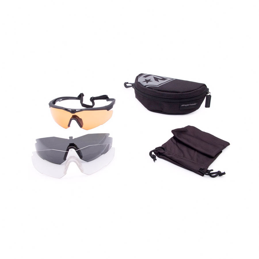 Revision StingerHawk Eyewear 3 Lens Vermillion Kit