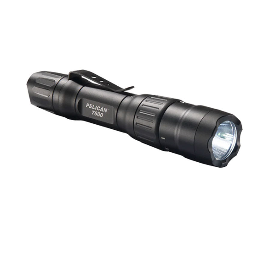 Pelican 7600 3 Color Rechargeable Tactical Flashlight 900 Lumens
