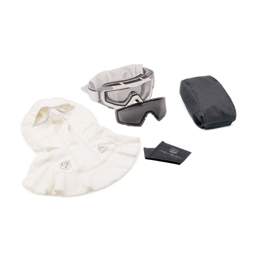 Revision SnowHawk Goggle System 2 Lens Kit with Tundra Wool Balaclava