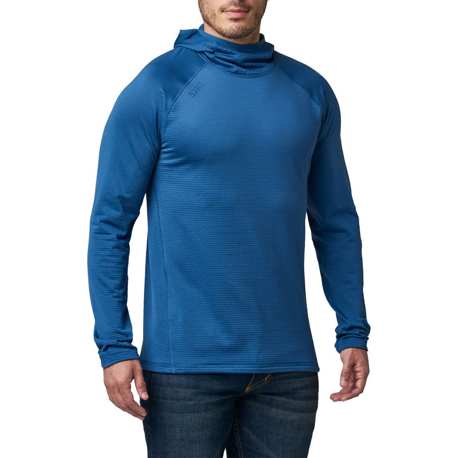 5.11 Tactical Stratos Long Sleeve Hoodie Ensign Blue