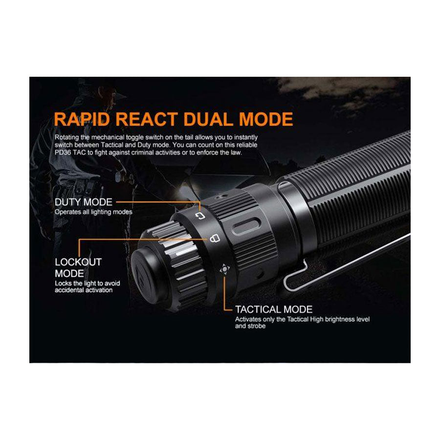 Fenix PD36 TAC 3000 Lumen Flashlight