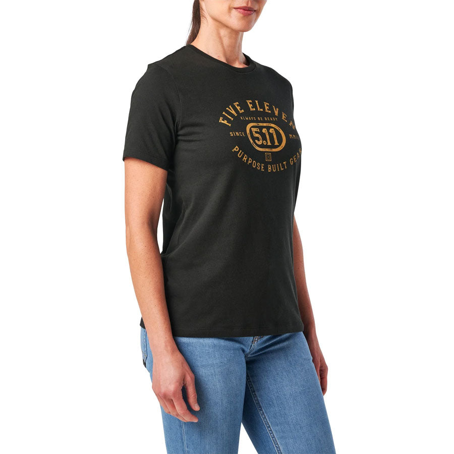 5.11 Tactical Women's Purpose Crest Tee - Black