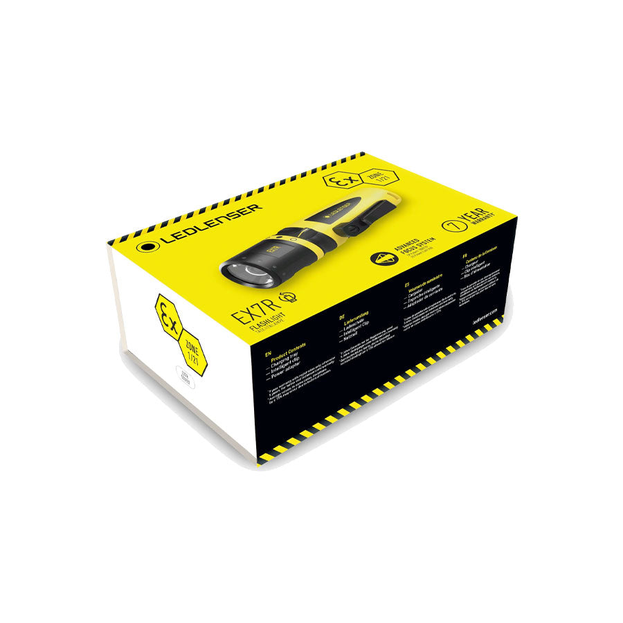 Ledlenser EX7R Intrinsically Safe 220 Lumens Rechargeable IP68 Advanced Focus Zone 1/21 Torch