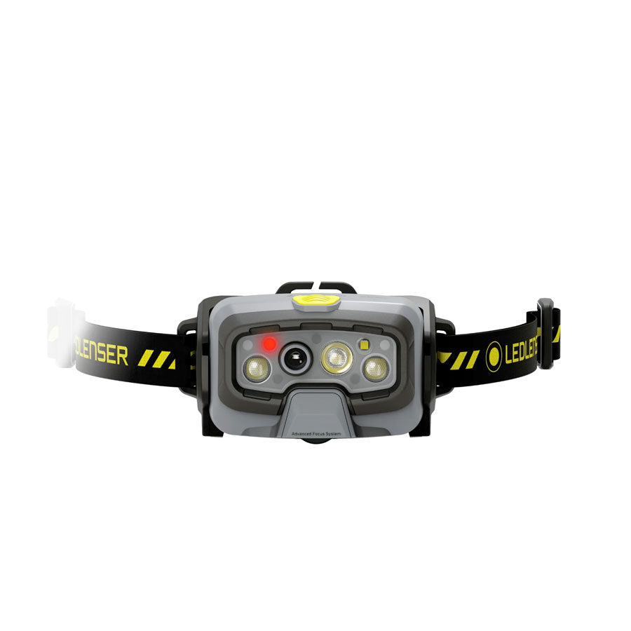 Ledlenser HF8R Work 1600 Lumens Rechargeable IP68 Adaptive Light Beam Technology Robust Headlamp Yellow