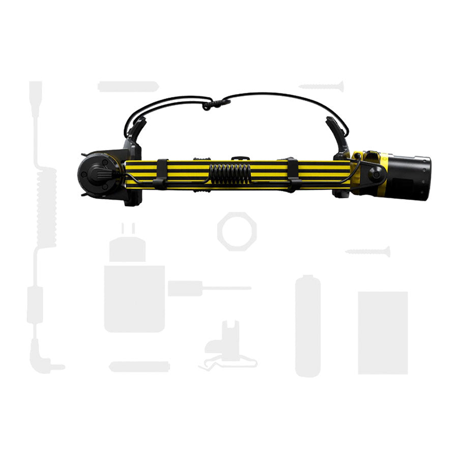 Ledlenser EXH8 Intrinsically Safe 180 Lumens IP68 Advanced Focus Zone 0/20 Headlamp