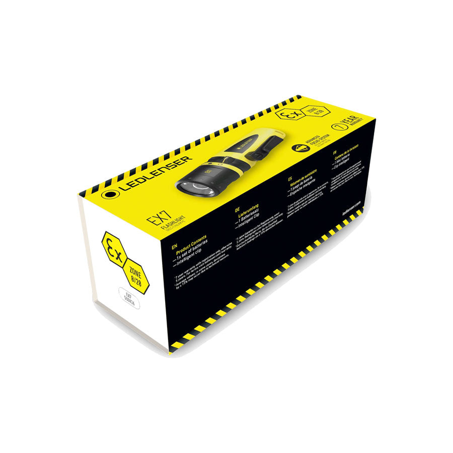 Ledlenser EX7 Intrinsically Safe 200 Lumens IP68 Advanced Focus Zone 0/20 Torch