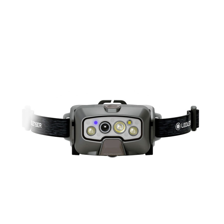 Ledlenser HF8R Signature 2000 Lumens Rechargeable IP68 Adaptive Light Beam Technology RGB Headlamp Black