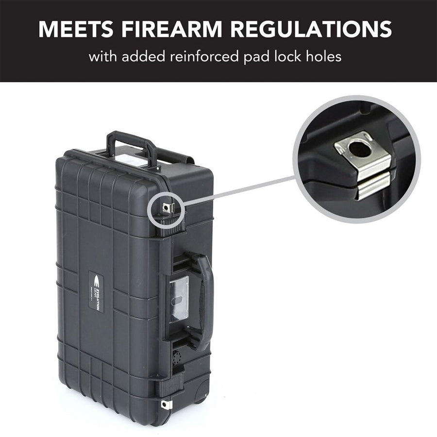 Evolution Gear 5610 Lite Series Trolley Hard Case in Black