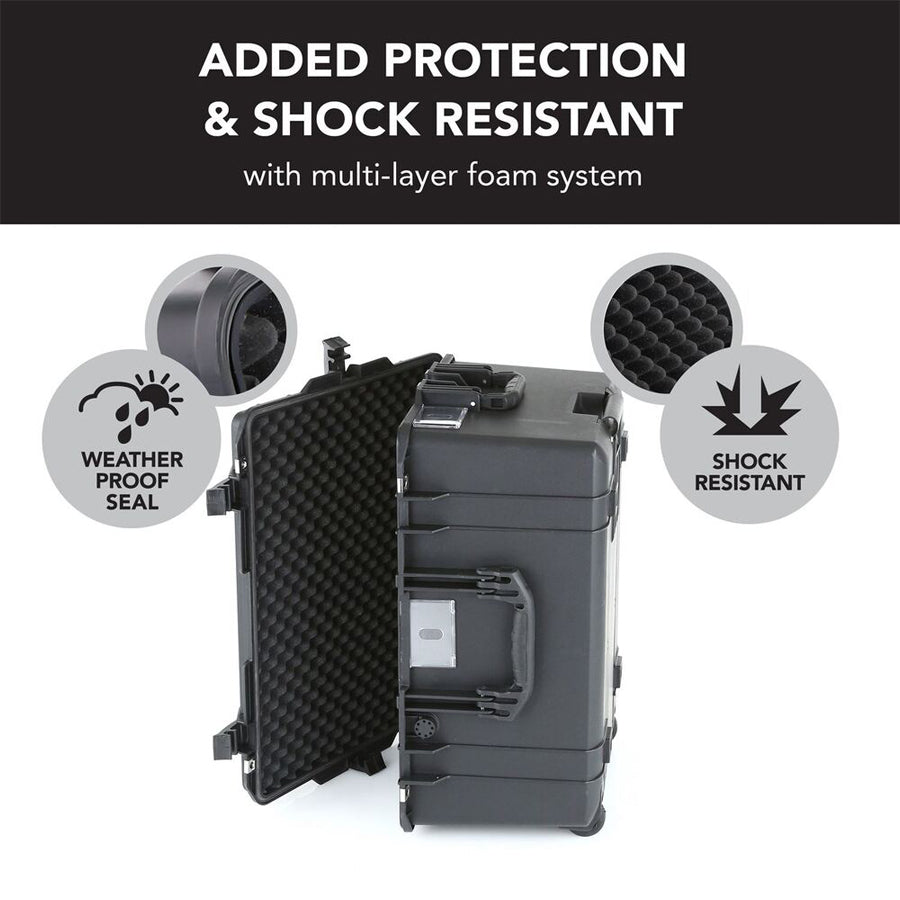 Evolution Gear 5630 Lite Series Trolley Hard Case in Black