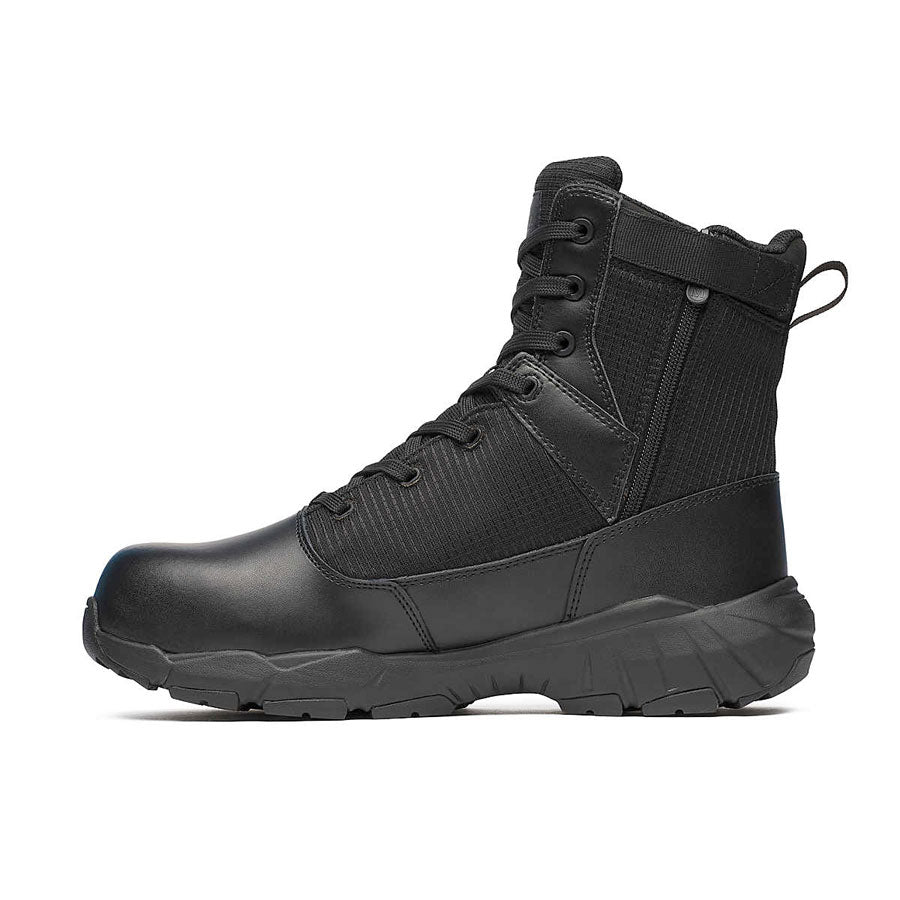 Merrell Tactical Men's Fullbench 8" Tactical Zip Waterproof Carbon Fiber Boot Black