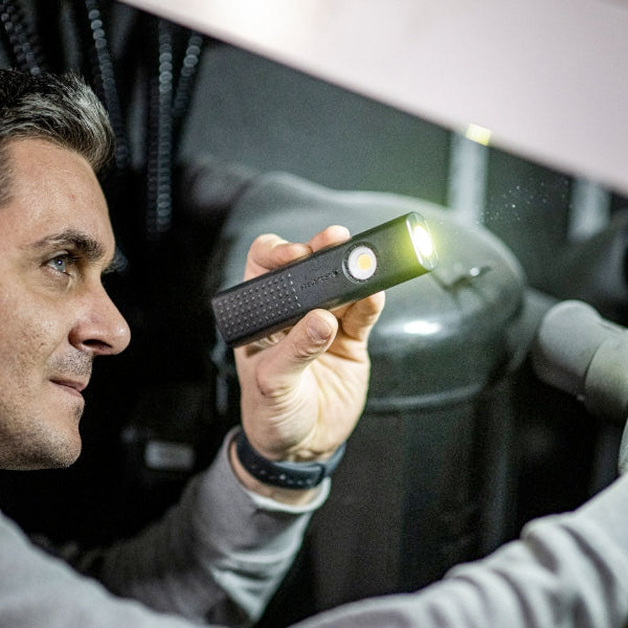 Ledlenser W5R 600 Lumens Rechargeable Multi-Positional Work Light With Flood & Spot Beam LEDs