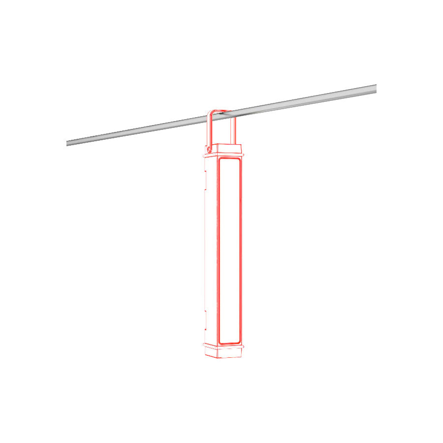 Ledlenser AF2R Work 1000 Lumens Rechargeable Multi-Positional Light Integrated Ruler & Red Blink LED