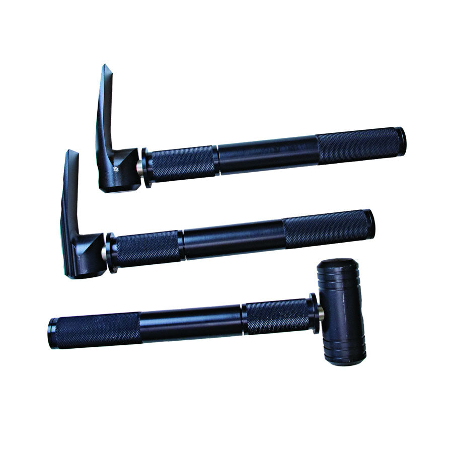 Bushido Tactical Collapsible Breaching Tool Pry Bar - Scalloped Head