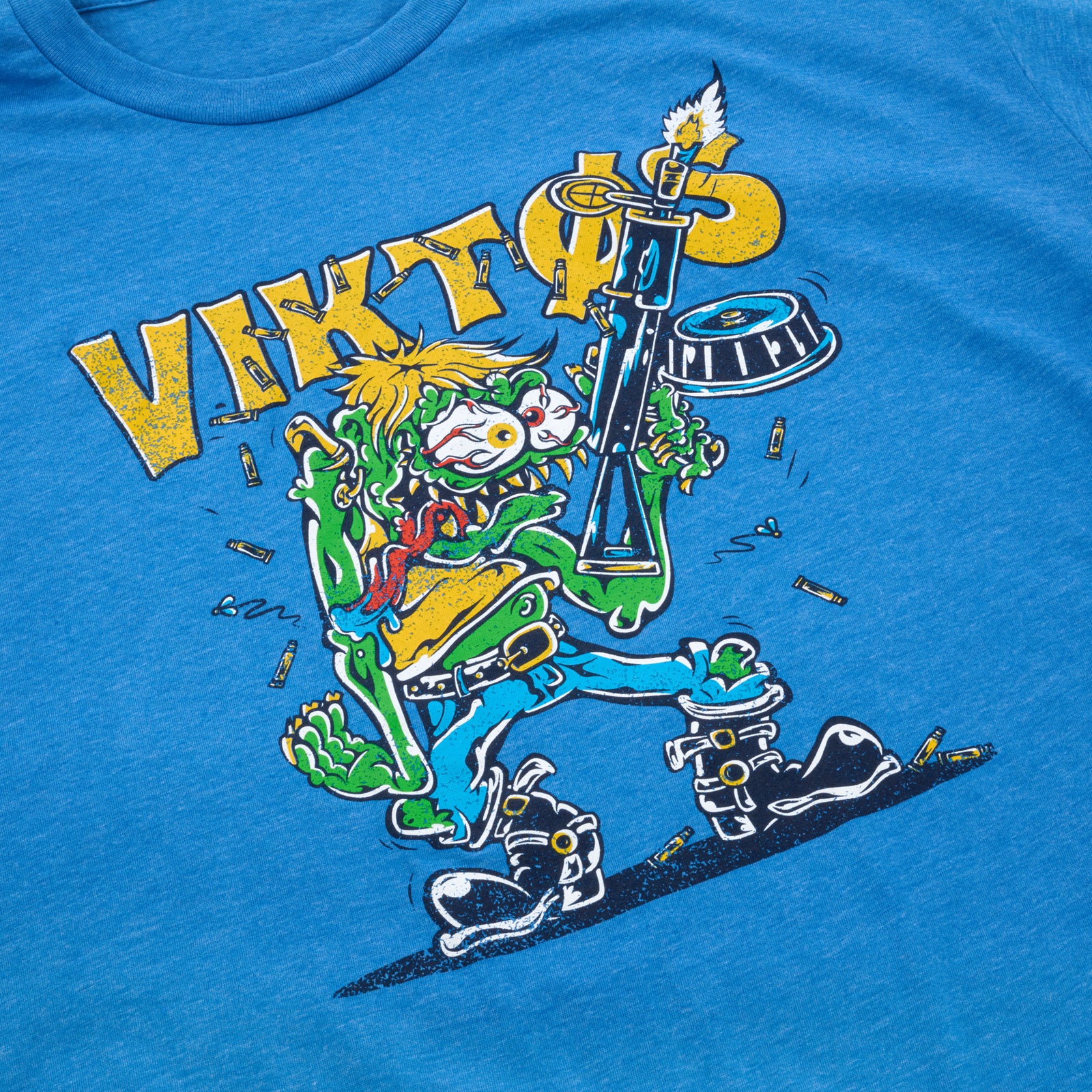 VIKTOS Mondays are for Mag Dumps Tee Blue Heather