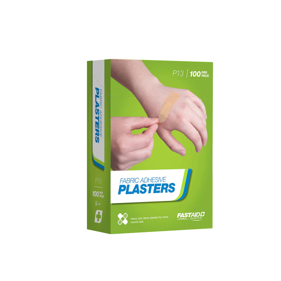 Warrior Medical FastAid P13 Adhesive Plasters Fabric 72 x 19mm 100 Pack