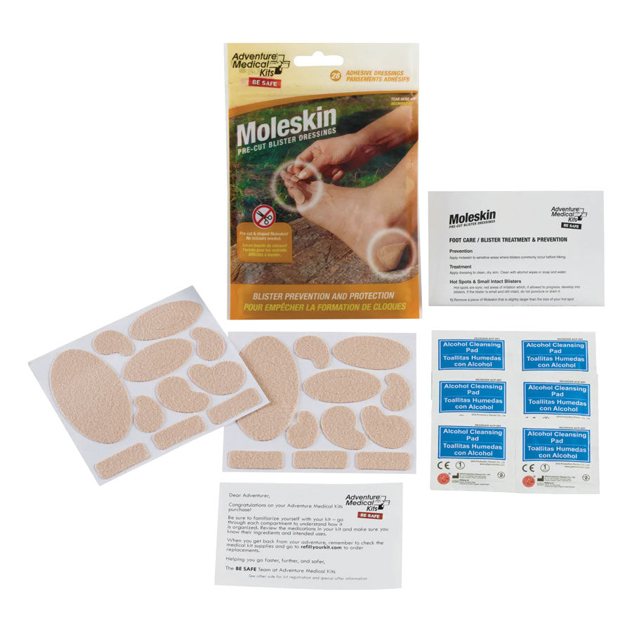 Adventure Medical Kits Moleskin Pre-Cut Blister Dressings First Aid Kits Adventure Medical Kits Tactical Gear Supplier Tactical Distributors Australia