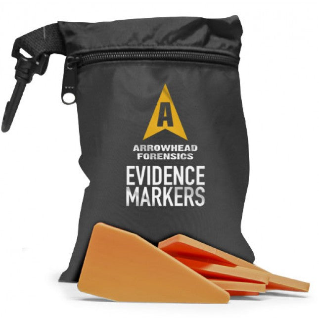 Arrowhead Forensics First Response Evidence Markers Crime Scene Investigation Arrowhead Forensics Fluorescent Orange Tactical Gear Supplier Tactical Distributors Australia