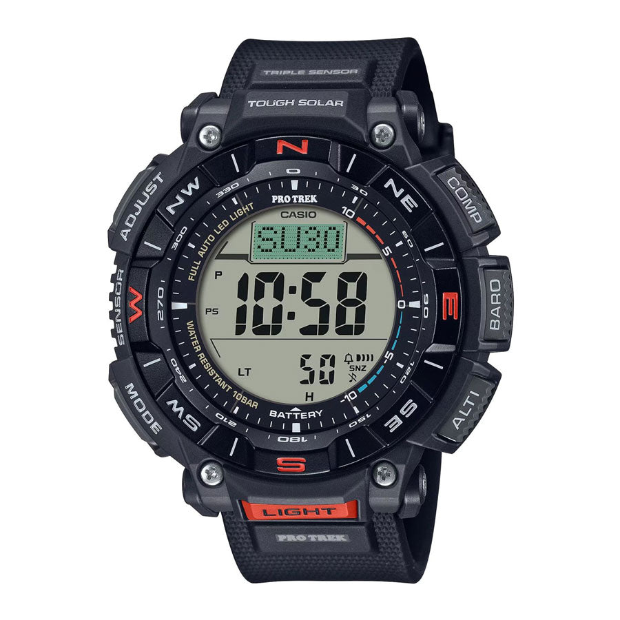 Casio Pro Trek Solar Triple Sensor Watch Watches Casio G-Shock Black Tactical Gear Supplier Tactical Distributors Australia
