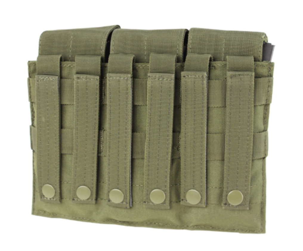 Condor Triple M4 Mag Pouch Coyote Brown Accessories Condor Outdoor Tactical Gear Supplier Tactical Distributors Australia