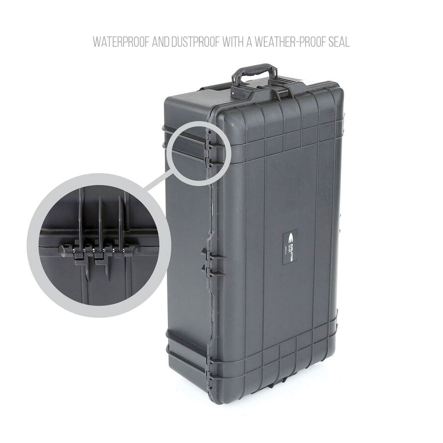 Evolution Gear 5660 Lite Series Trolley Hard Case in Black Bags, Packs and Cases Evolution Gear Tactical Gear Supplier Tactical Distributors Australia