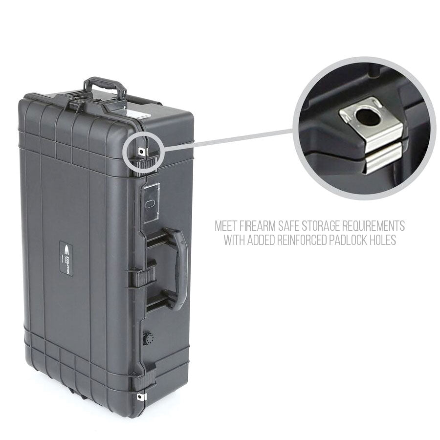 Evolution Gear 5660 Lite Series Trolley Hard Case in Black Bags, Packs and Cases Evolution Gear Tactical Gear Supplier Tactical Distributors Australia