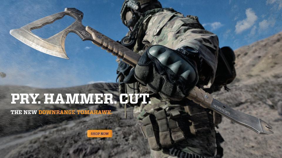 Gerber Tactical Downrange Tomahawk and Pry Bar Entry Tool Tactical Gear Gerber Tactical Gear Supplier Tactical Distributors Australia