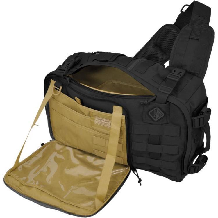 Hazard 4 Sidewinder Sling Pack Black Bags, Packs and Cases Hazard 4 Tactical Gear Supplier Tactical Distributors Australia