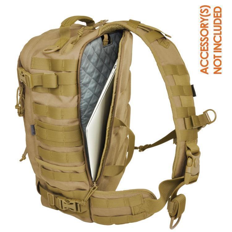 Hazard 4 Sidewinder Sling Pack Coyote Bags, Packs and Cases Hazard 4 Tactical Gear Supplier Tactical Distributors Australia