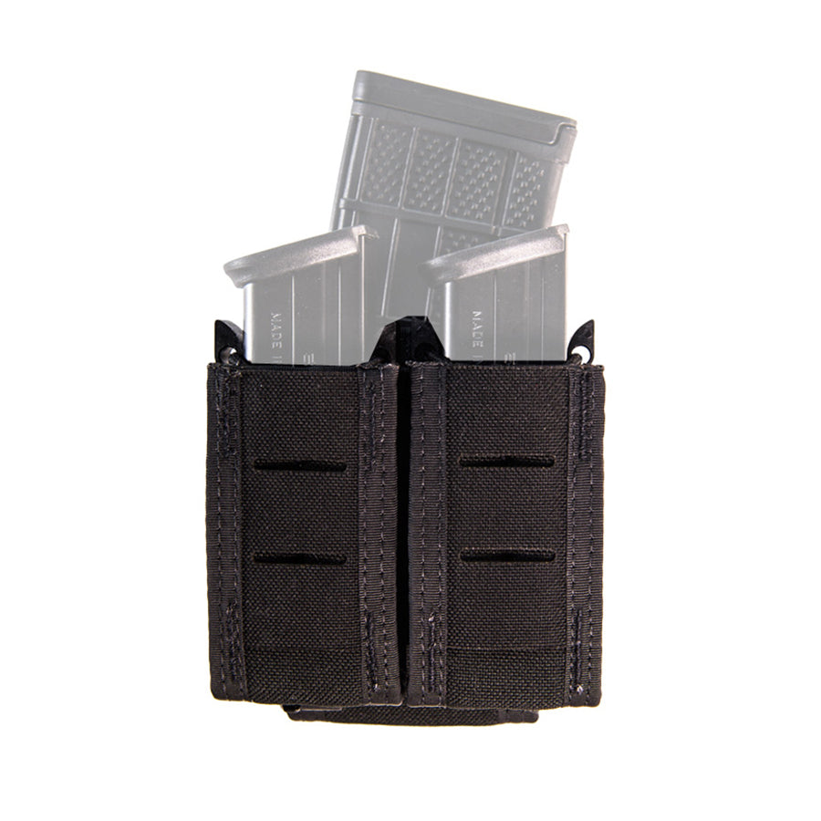 High Speed Gear Duty Staggered Double Pistol TACO Accessories High Speed Gear Black None Tactical Gear Supplier Tactical Distributors Australia