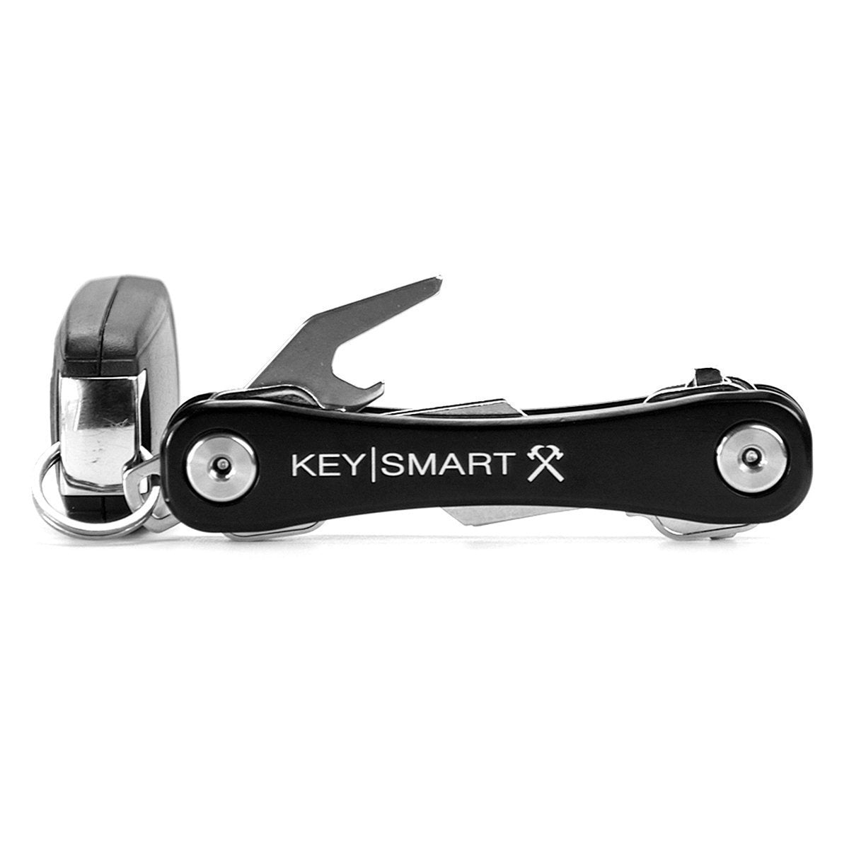KeySmart Rugged Aluminum Belt Clip and Bottle Opener Black Accessories KeySmart Tactical Gear Supplier Tactical Distributors Australia