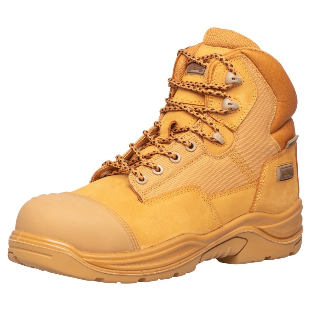 Magnum Trademaster Lite Composite Toe Side Zip Waterproof Boot Wheat Boots Magnum Footwear Tactical Gear Supplier Tactical Distributors Australia