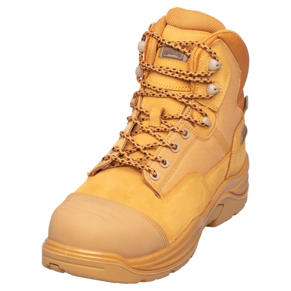 Magnum Trademaster Lite Composite Toe Side Zip Waterproof Boot Wheat Boots Magnum Footwear Tactical Gear Supplier Tactical Distributors Australia