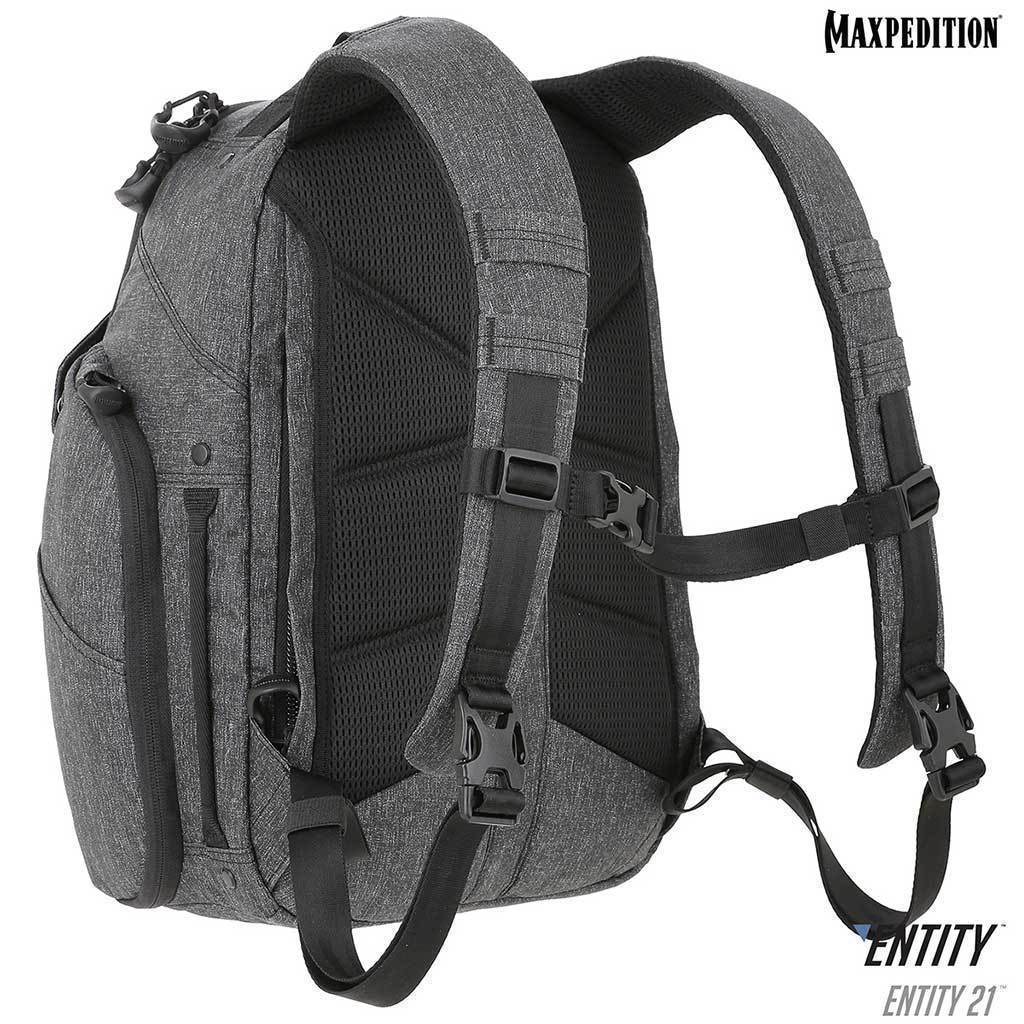 Maxpedition Entity 21 CCW-Enabled EDC Backpack 21L Backpacks Maxpedition Charcoal Tactical Gear Supplier Tactical Distributors Australia