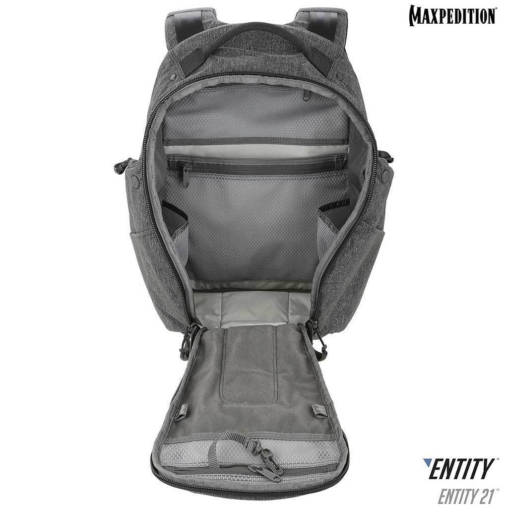 Maxpedition Entity 21 CCW-Enabled EDC Backpack 21L Backpacks Maxpedition Charcoal Tactical Gear Supplier Tactical Distributors Australia