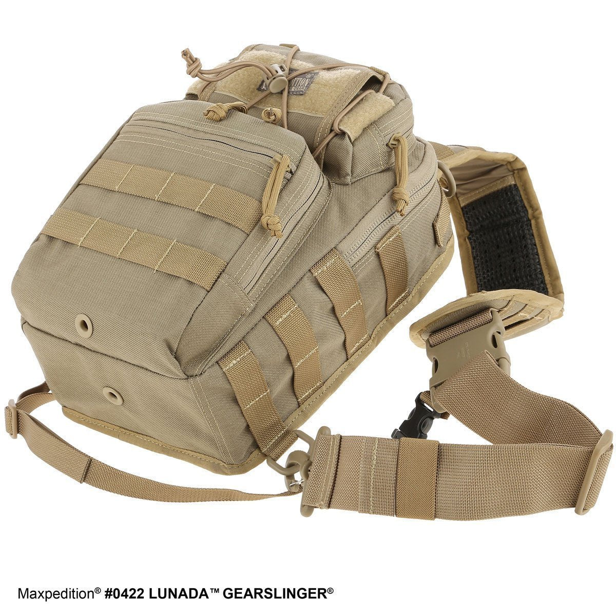 Maxpedition Lunada Gearslinger Black Sling Packs Maxpedition Tactical Gear Supplier Tactical Distributors Australia