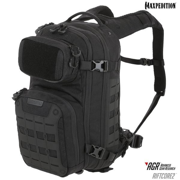 Maxpedition RIFTCORE™ V2.0 Backpack 23L Backpacks Maxpedition Black Tactical Gear Supplier Tactical Distributors Australia