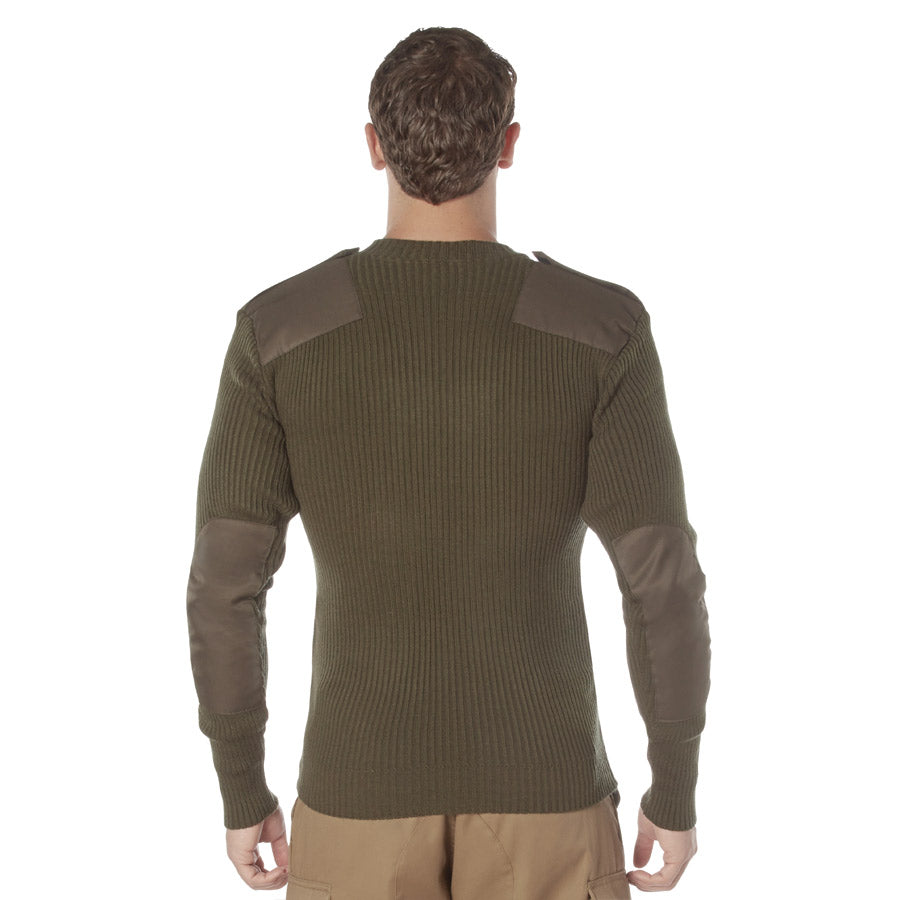 MilSpec G.I. Style Acrylic V-Neck Sweater Olive Drab Outerwear MilSpec Tactical Gear Supplier Tactical Distributors Australia