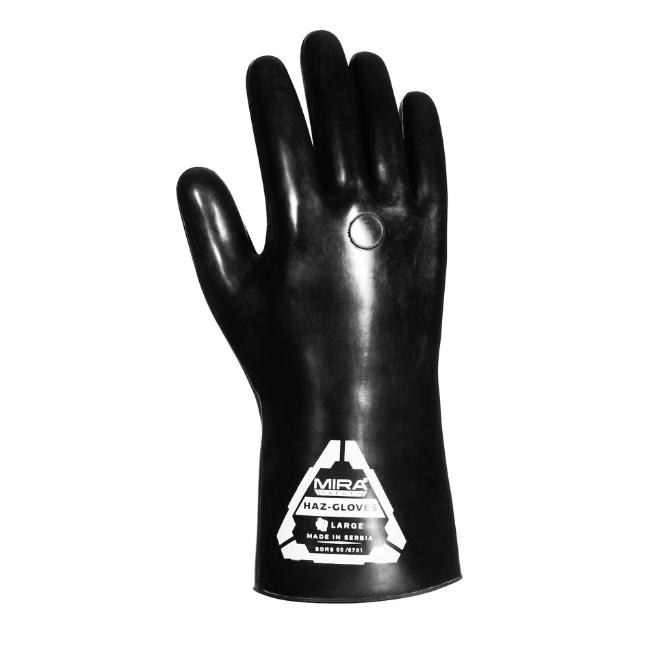 MIRA Safety HAZ-GLOVES Butyl Gloves for CBRN Protection Set of 4 Protective Gloves MIRA Safety Tactical Gear Supplier Tactical Distributors Australia