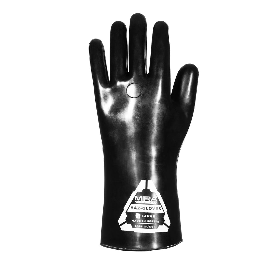 MIRA Safety HAZ-GLOVES Butyl Gloves for CBRN Protection Set of 4 Protective Gloves MIRA Safety Tactical Gear Supplier Tactical Distributors Australia