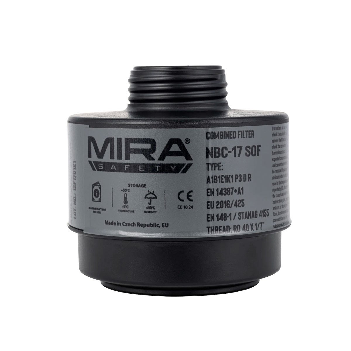 Mira Safety TAPR Tactical Air-Purifying Respirator Mask Universal Fit Respirators MIRA Safety NBC-17 SOF Filter Tactical Gear Supplier Tactical Distributors Australia