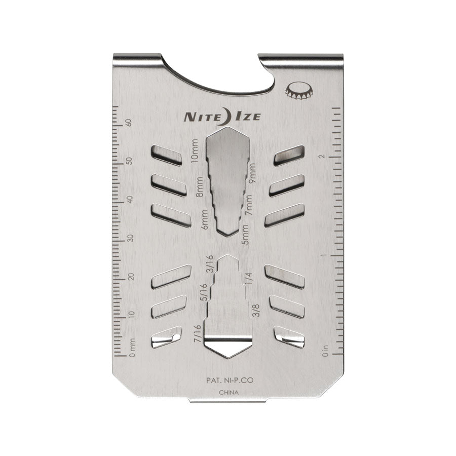 Nite Ize Financial Tool Multi-Tool Money Clip Stainless Accessories Nite-Ize Tactical Gear Supplier Tactical Distributors Australia