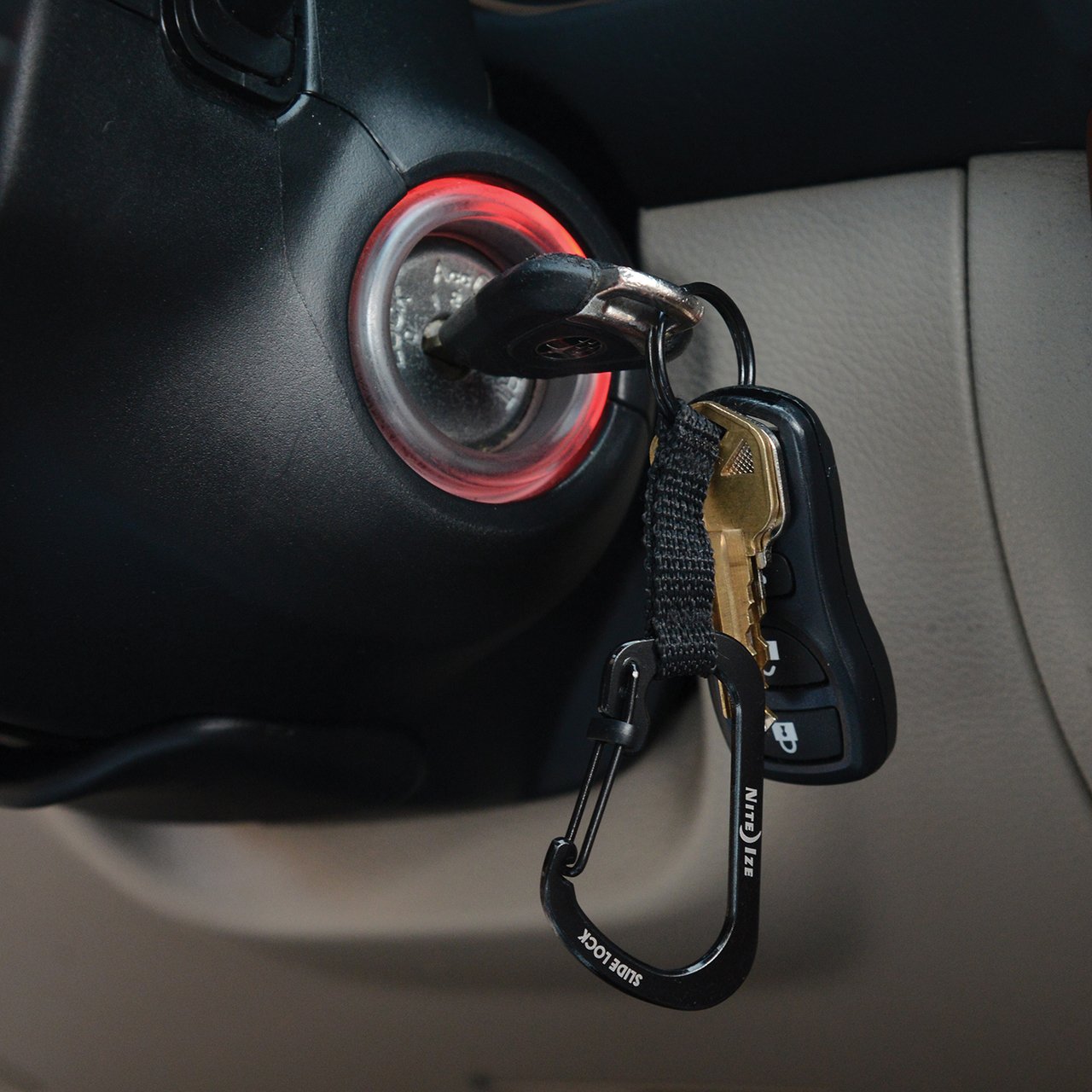 Nite-Ize SlideLock Keyring #3 Steel Black Outdoor and Survival Products Nite-Ize Tactical Gear Supplier Tactical Distributors Australia